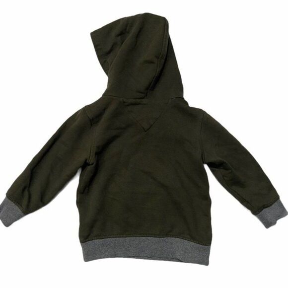 Timberland 3T Olive Green Logo Pullover Hoodie - Picture 2 of 3